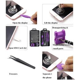Other Vehicle Tools 115/25 In 1 Screwdriver Set Mini Precision Mti Computer Pc Mobile Phone Device Repair Insated Hand Home Drop Deliv Otilg