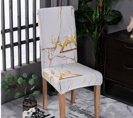 Modern Stretch Elastic Chair Covers Spandex Removable Slipcovers Home Decorative for Dining room Banquet Wedding Kitchen5321513