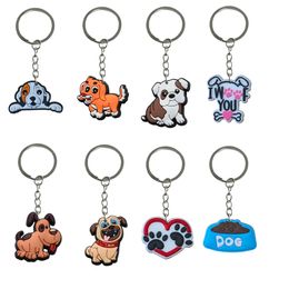 Key Rings New Dog 2 Keychain Chain Ring Christmas Gift For Fans Keychains Girls Keyring Suitable Schoolbag Backpack Men Car Bag Drop D Otasl