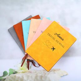 Customised Name Travel Journal Personalise Journals Notebook Graduation Gift Keepsake Notepad For Birthday