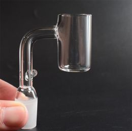 Quartz Enail 4MM thick Bottom With Hook Electronic quartz banger Nail fit 16mm 20mm Heating Coil 10mm 14mm 18mm 90 Degrees for bon6996017