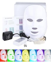 Health Beauty 7 Colours Lights LED Pon PDT Facial Mask Face Skin Care Rejuvenation Therapy Device Portable Home Use5240919