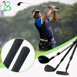 Straight Children's Portable Retractable Plastic Practice Stick Black Golf Club