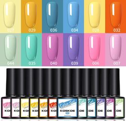 12 bottle set color sequined nail polish glue continuous potherapy nail polish set nail polish color glue whole1744732