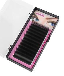 12 lines Faux Mink Individual Eyelashes Extension Russian Volume False Eyelashes C Curl 010 015 Thickness Handmade Eye Lashes8602126