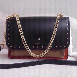 10A Fashion Designer Vintage Chain Coabag Women Strap Flip Bag Bag Gold Messenger Shoulder Leather Designer Female Cover Tote Handbag C Afro