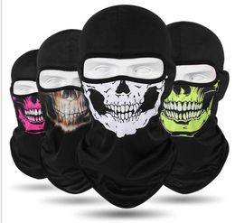 Halloween Cosplay Bicycle Ski Skull paintball mask full Face camo Masks Ghost Scarf Bandana Warmer Party headband Magic Turban bal7954379