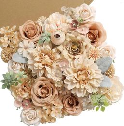 Decorative Flowers Simulated Rose Gift Box Valentine's Day Wedding DIY Holding Birthday Cake Flower Decoration