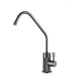 Kitchen Faucets All Copper Rose Gold Brushed Grey Black Chrome Brass Purified Water Faucet Modern Direct Drinking