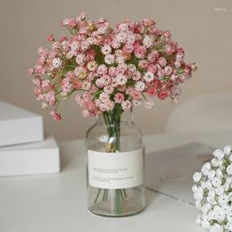 Decorative Flowers Artificial Gypsophila Wedding DIY Bouquet Decoration Arrangement Plastic Babysbreath Fake Flower Home Decor