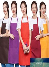 New Black Cooking Baking Aprons Kitchen Apron Restaurant Aprons For Women Home Sleeveless2428768