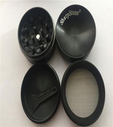 concave grinder 40mm 4pc SharpStone herb grinder smoking Dry herb Sharp Stone grinders metal Colourful cheap tobacco grinder For sm6828633