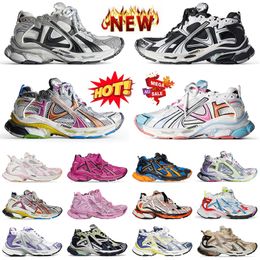 2024 New Fashion Mesh Nylon Tracks Vintage Runner 7 Designer Shoes Luxury OG Track Runners 7.0 Tess s.Gomma Trainers Platform Leather Black White Pink Foam Red Sneakers