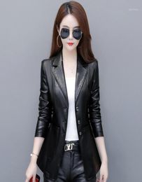 Genuine Leather Jackets Coats For Womne Winter Slim 2021 Spring Short Design Ladies Black Jacket Women039s18534861