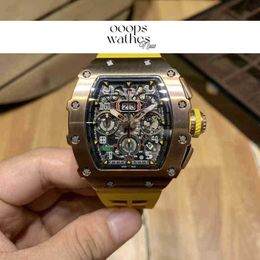 Data de relógio de luxo Luxo Mecânica de Luxo Mecânica Relógios de Wristwatch Lazer de Lazer Personalizado Tempo Multifuncional Homem Mecânica Automática Fita de Relógio