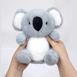 Soft Realistic Koala Plush Toy Huggable Stuffed Dolls Xmas Plushies Figure Cute Gifts Prop for Kid Christmas Birthday Gift 240509