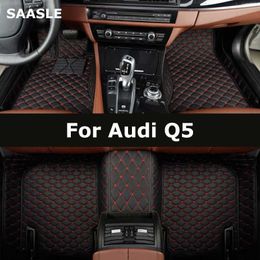 Floor Mats Carpets SAASLE Custom Car Floor Mats For Audi Q5 Auto Carpets Foot Coche Accessorie T240509