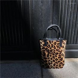 Shoulder Bags Fashion Faux Fur Ladies Small Handbags Retro Female Daily Mini Tote Clutch Purse Vintage Leopard Pattern