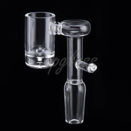 9mm Thick Bottom Quartz Enail Volcanic Core Electric Quartz Banger Nail Dia For 20mm Heating Coil 14mm 18mm male female ZZ