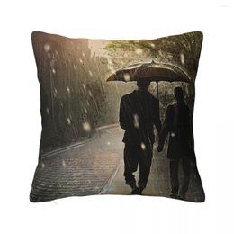 Pillow Waiting For The Flood Throw Covers Living Room Ornamental Christmas Decorations Home 2024