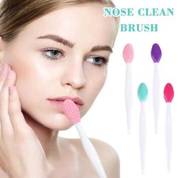 Cleaning 1 beauty skincare and cleansing silicone brush for exfoliating and blackhead removal nose cleaning tool for nose cleaning D5j4 d240510