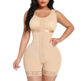 Waist Tummy Shaper Fajas Colombianas BBL Stage 2 Postoperative Shaping Cloth Rear Parts Girdle High Compression Full Machine Hip Lift Q240509