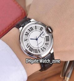 Fashion New 36mm Date WSBB0034 Steel Case White Dial Seagull Automatic Womens Watch Leather Strap Ladies Watches WatchZone 4 Colo3578209