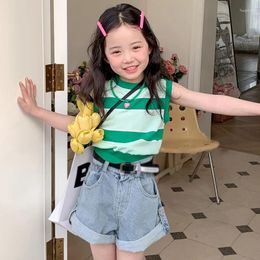 Shorts South Korean Version Of The Summer Girl Rolled Trouser Bottoms Button Denim To Give Girth Baby Fashion Pants