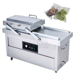 Electric Double Chambers Vacuum Packaging Material Making Machine Vacuum Sealer Chicken Packing Machine