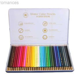 Pencils 36 pieces/set of childrens creative upgrade gifts 36 color fashionable wooden colored pencil set painting graffiti marking tool sketching pencil d240510