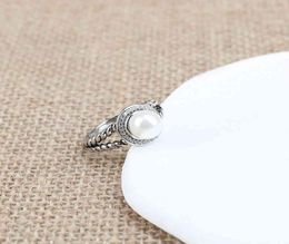 Wire Jewellery Designer Rings Vintage ed Ring Women Fashion Pearl Imitation High Quality Design for Ladies Engagement Gift9121830