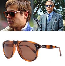 2020 luxury Classic Vintage Pilot Steve Style Polarized Sunglasses Men Driving Brand Design Sun Glasses De Sol 649 high quality5369996