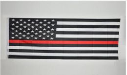 90150cm BlueLine USA Police Flags 5 styles 3x5 Foot Thin Blue Line USA Flag Black White And Blue American Flag With Brass Grommet5116778