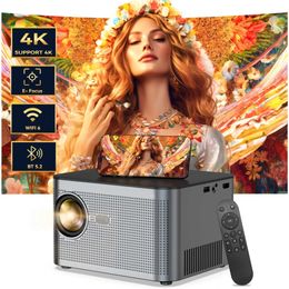 Projectors ILEPO HY350 Projector Android 11.0 supports 4k native 1080p with WiFi and BT5.2 outdoor project upgrade HY300 HY320 J240509