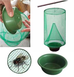 Fly Kill Pest Control Trap Tools Reusable Hanging Fly Catcher Summer Flytrap Zapper Cage Net Garden Supplies6523783