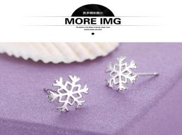 New Arrival 925 Sterling silver Shining Diamond Crown Stud earrings Fashionable Snowflake Jewelry Beautiful Wedding engagement g3062695