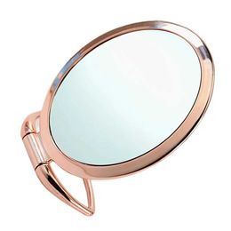 Compact Mirrors Makeup mirror double-sided magnifying glass round makeup tabletop household ladies restroom Q240509