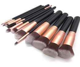 Professional Make Up Brushes Natural Wood Handle Eye Makeup Brush Set Maquillaje Kabuki Cosmetics Foundation Eyeshadow Brush Beaut5985519