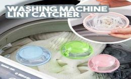 Home Floating Lint Hair Catcher Mesh Pouch Washing Machine Laundry Philtre Bag Pink Blue Green DEC4984845191