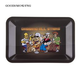 Rolling Tray Dabbing All Stars Trays With Small size Metal cartoon tray Pallet For Smoking Accessories4375300