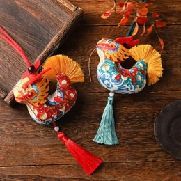 Decorative Figurines Dragon Shaped Boat Festival Sachet Chinese Style Ay Tsao Fragrant Bag Natural Smell Anti-Mosquito Scent Pendant