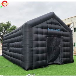 wholesale Outdoor Activities 10mLx6mWx4.5mH (33x20x15ft) Inflatable night club tent Blow UP disco tent Inflatable Cube Party Tent for sale