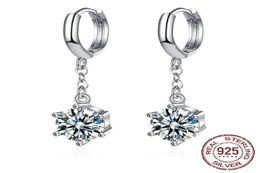 Silver 925 Charm Women 6mm Zircon Earrings Fashion Jewellery Classic Stud Earring For Girl Elegant Gifts XEH60327123475164