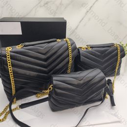 y shape crossbody bags designer women bags 3 sizes purses designer woman handbag luxury shoulder bag flap cross body bag black gold silver chain purse mini wallet