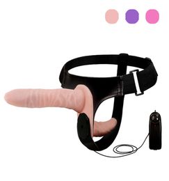 Strapon Multispeed Double Dildo Vibrators for Women Lesbian Strap on Sex Toys Couple Erotic Toys Sex Adult Games3390794