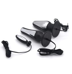 Sweet Magic Electric Shock Accessories Electro Anal Stimulation Massager Anal Plug Electro Sex Medical Themed Toys Electro Shoc3538404