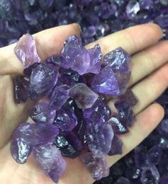 High Quality Brazil natural rough amethyst quartz specimen raw rock gemstone crystal healing energy stones DIY jewelry8003868