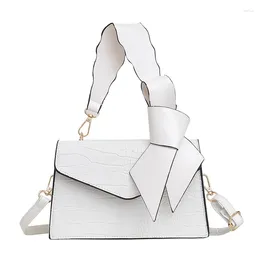 Shoulder Bags The Bag Women's Fashion Pu One-shoulder Crocodile-print