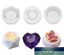 Concrete Cement Clay Mold Silicone Resin Mold Candle Soap Making Mould 3D Silicone Molds for Epoxy Resin Succulent Flower Pot Fact6858521