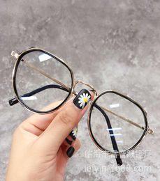 Korean version of polygonal myopia glass for female studentsXTXJ8284208